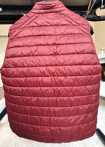 Bordo Fermuarlı Erkek Şişme Yelek - Görsel 2