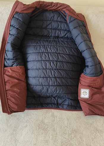 Bordo Fermuarlı Erkek Şişme Yelek - Görsel 5