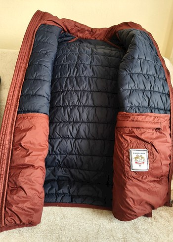 Bordo Fermuarlı Erkek Şişme Yelek - Görsel 3