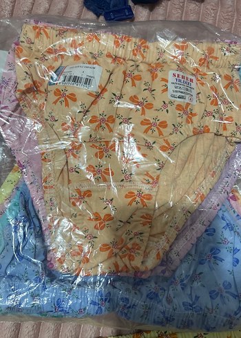 Çiçek Desenli Bohem Midi çocuk kilot 6 adet - Görsel 2