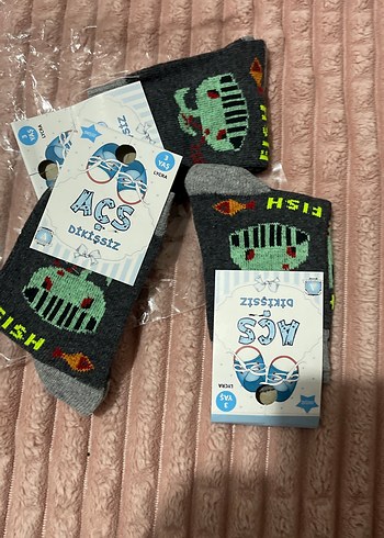 Erkek Çocuk Baskılı Çok Renkli Çorap - Görsel 2