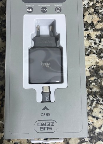 SUB ZERO SG92 Hızlı Şarj Adaptörü Gri - Görsel 2