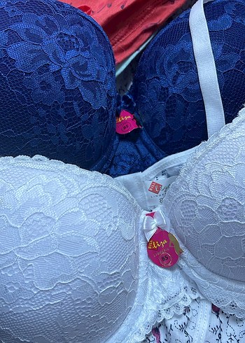 Beyaz Dantel Desenli Bohem Sütyen - Görsel 2