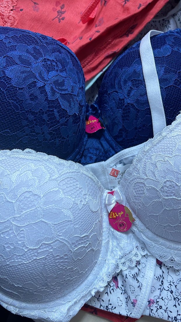 Beyaz Dantel Desenli Bohem Sütyen - Görsel 2