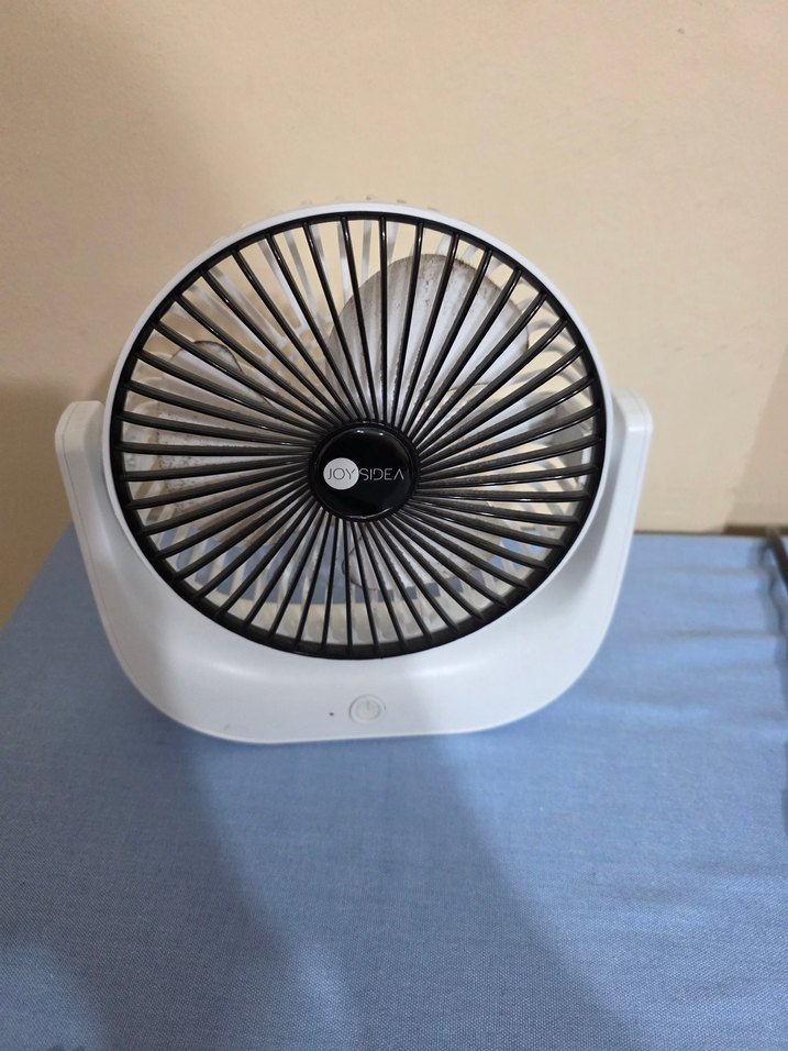 Beyaz Masaüstü Mini Vantilatör - Görsel 5