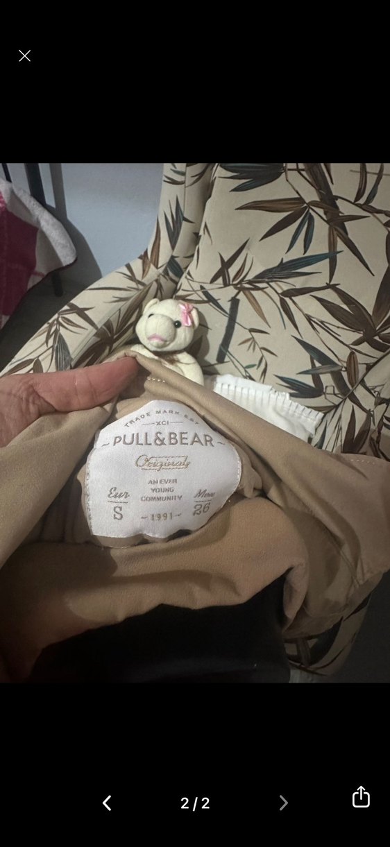 Bej Düğmeli Midi Trençkot - Görsel 2