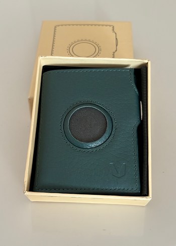 Koyu Haki Erkek Cüzdanı Minimalist Tasarım - Görsel 4