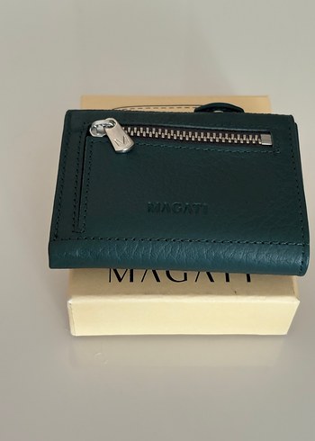 Koyu Haki Erkek Cüzdanı Minimalist Tasarım - Görsel 2