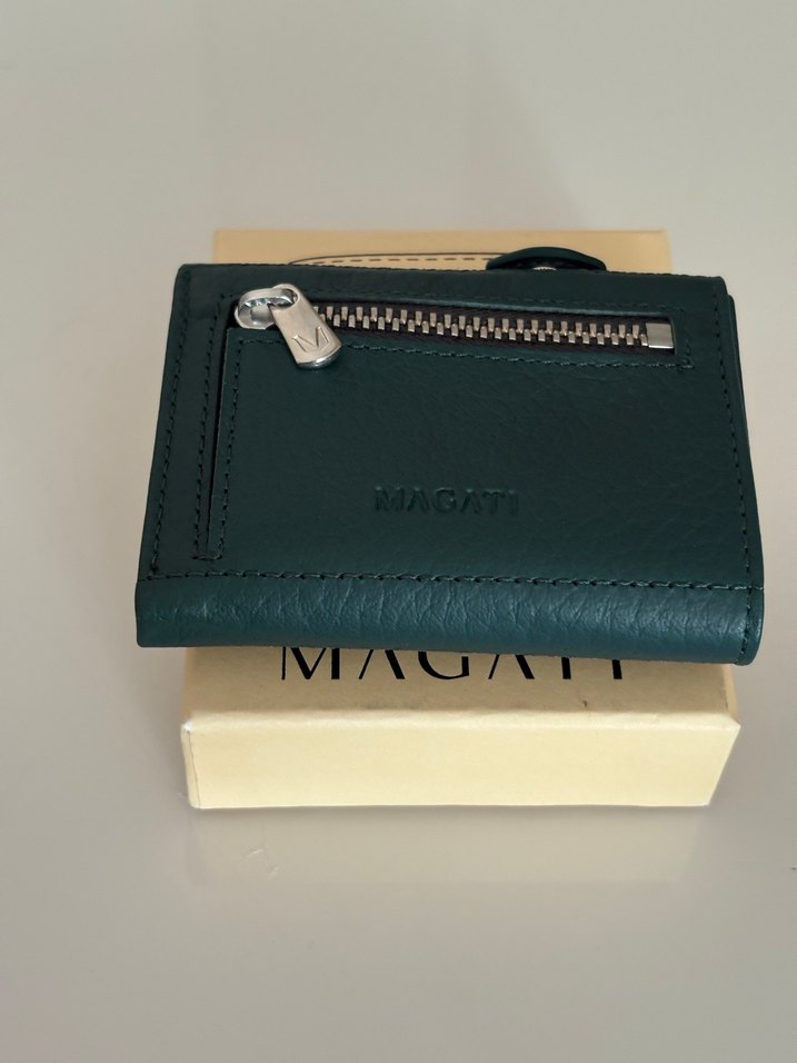 Koyu Haki Erkek Cüzdanı Minimalist Tasarım - Görsel 2