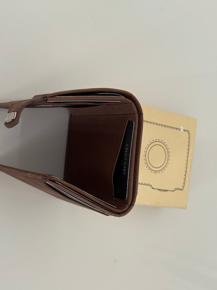 Kahverengi Minimalist Erkek Cüzdan - Görsel 3