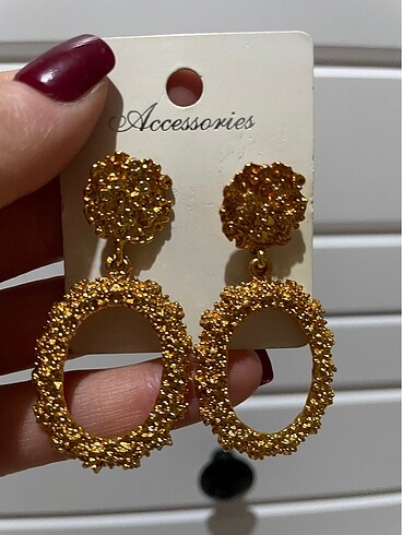 Accessorize GOLD RENGİNDE ABİYE KÜPE