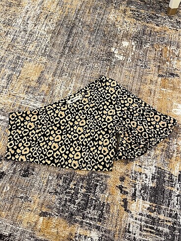LEOPAR CROP BLUZ