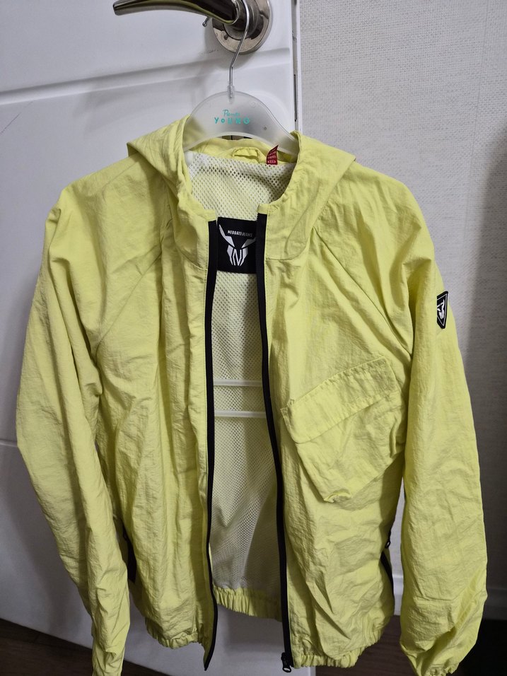 Sarı Parlak Fermuarlı Erkek çocuk Ceket - Görsel 2