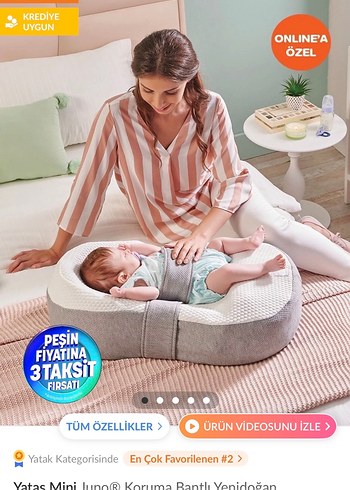 Yataş Mini Juno  Bebek Yatağı - Görsel 3