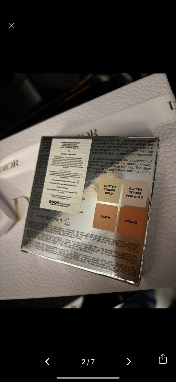 Dior Backstage Glow Face Palette - 002 Glitz - Görsel 2