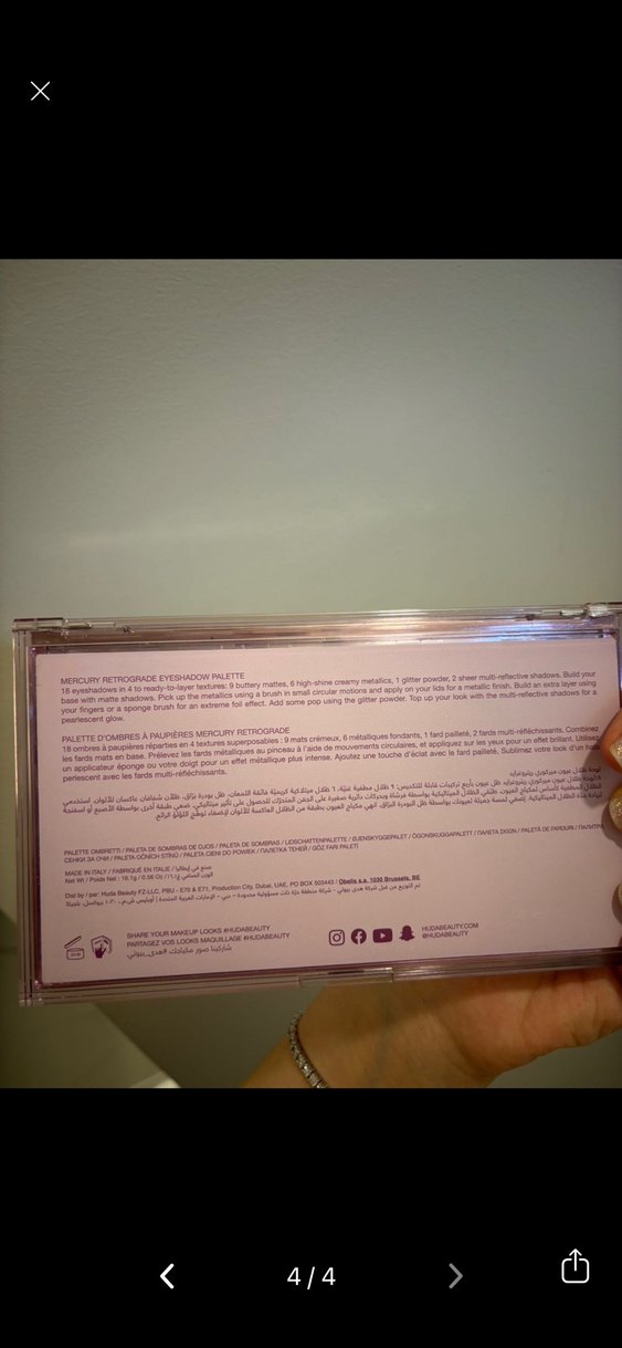 Huda Beauty Mercury Retrograde Far Paleti - Görsel 3