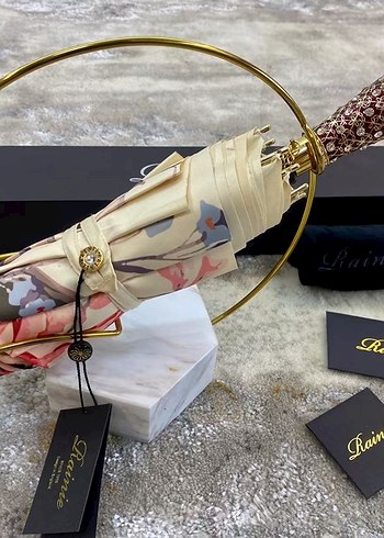 Bordo Payetli Parisian Kadın Şemsiye - Görsel 7