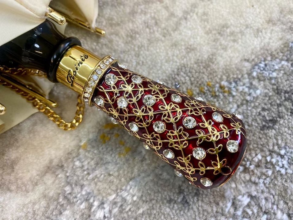 Bordo Payetli Parisian Kadın Şemsiye - Görsel 5