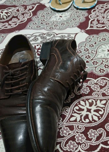 Kahverengi Deri Klasik Erkek Ayakkabısı - Görsel 5