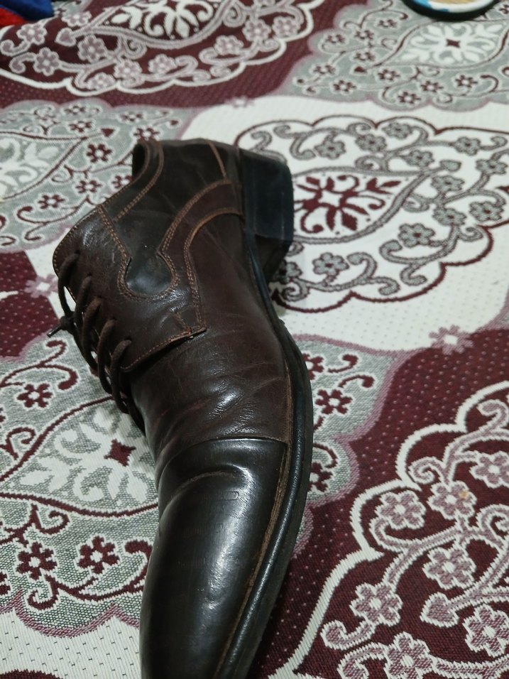 Kahverengi Deri Klasik Erkek Ayakkabısı - Görsel 3