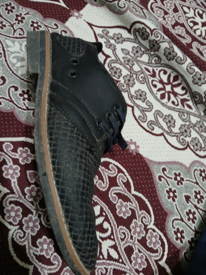 Kemer Detaylı Siyah Yılan Desenli Erkek Botu - Görsel 2