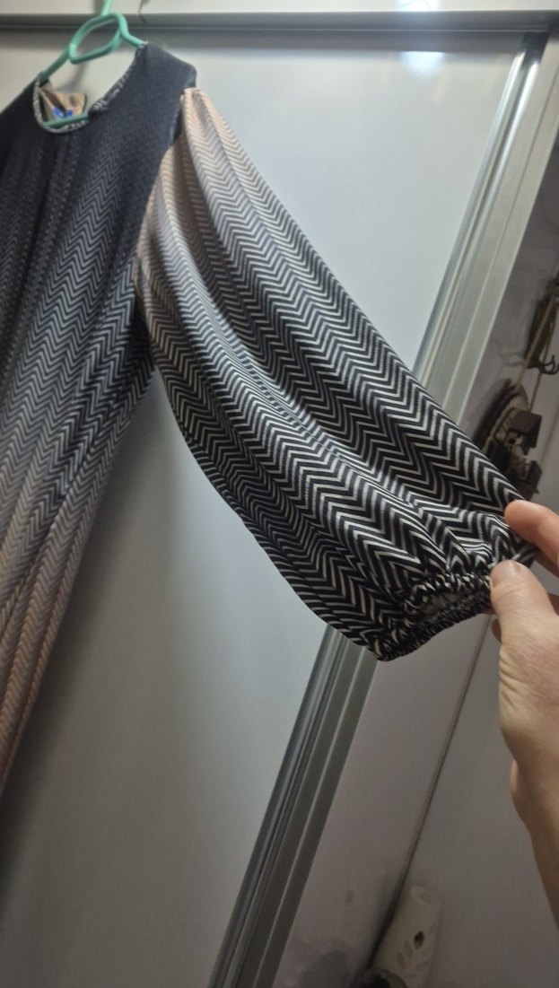 Kadın Bej Gri Pileli Uzun Elbise - Görsel 2