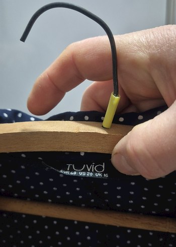 Lacivert Pilili Uzun Kadın Elbise - Görsel 2