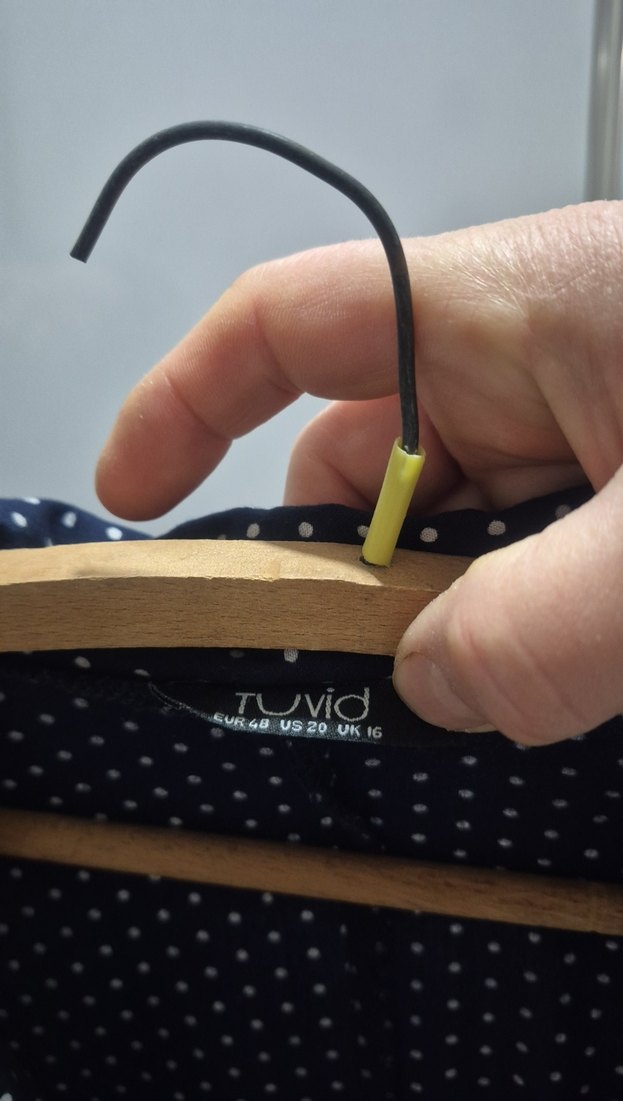 Lacivert Pilili Uzun Kadın Elbise - Görsel 2