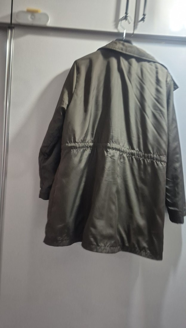 Kahverengi Kürklü Midi Kadın Ceket - Görsel 4