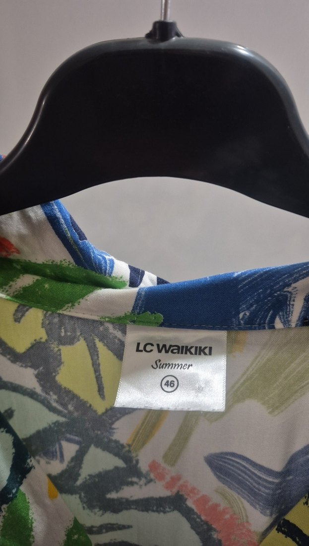 Renkli Batik Desenli Uzun Bohem Elbise - Görsel 3