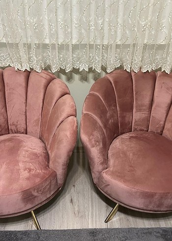 Pembe ve Gri koltuk takımı - Görsel 3