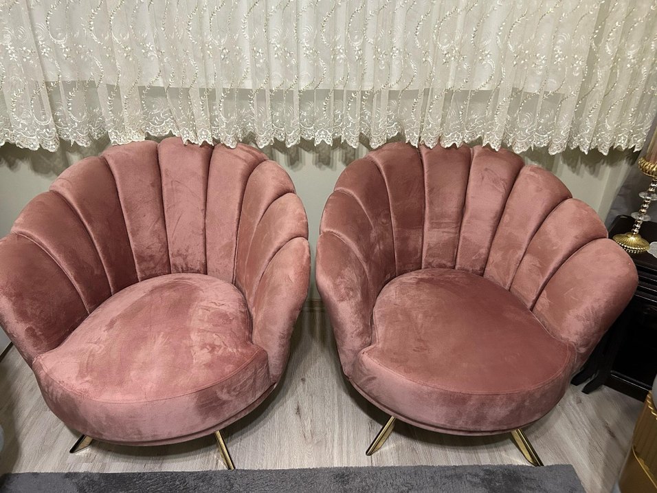 Pembe ve Gri koltuk takımı - Görsel 3