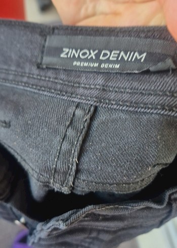 Gri Düğmeli Erkek Denim Pantolon - Görsel 3