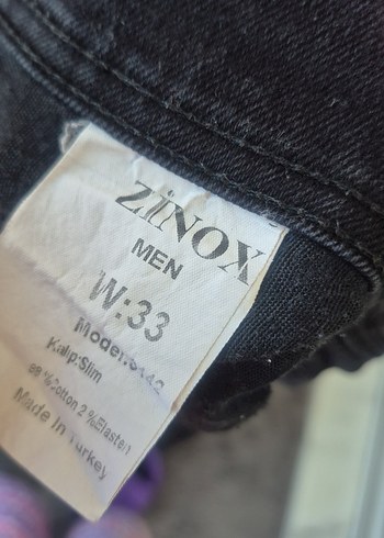 Gri Düğmeli Erkek Denim Pantolon - Görsel 4