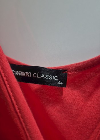 Kırmızı V Yaka Uzun Bohem Elbise - Görsel 3