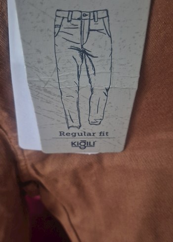 Kemerli Kahverengi Erkek Süet Pantolon - Görsel 3