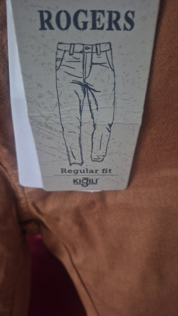 Kemerli Kahverengi Erkek Süet Pantolon - Görsel 3