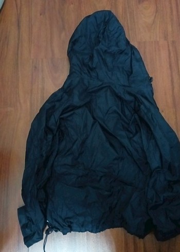 Kapüşonlu Mavi Rüzgarlık - Görsel 4