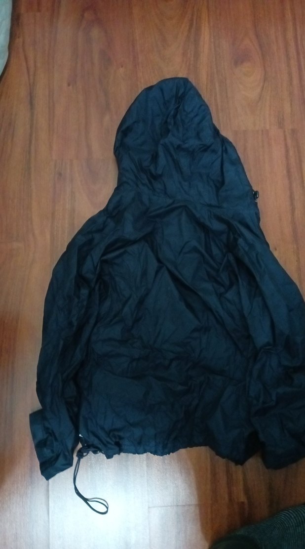 Kapüşonlu Mavi Rüzgarlık - Görsel 4