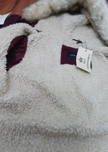 Bordo Kadın Midi Boy Düğmeli Ceket - Görsel 4