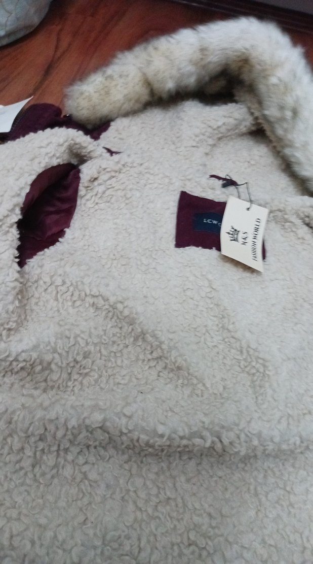 Bordo Kadın Midi Boy Düğmeli Ceket - Görsel 4