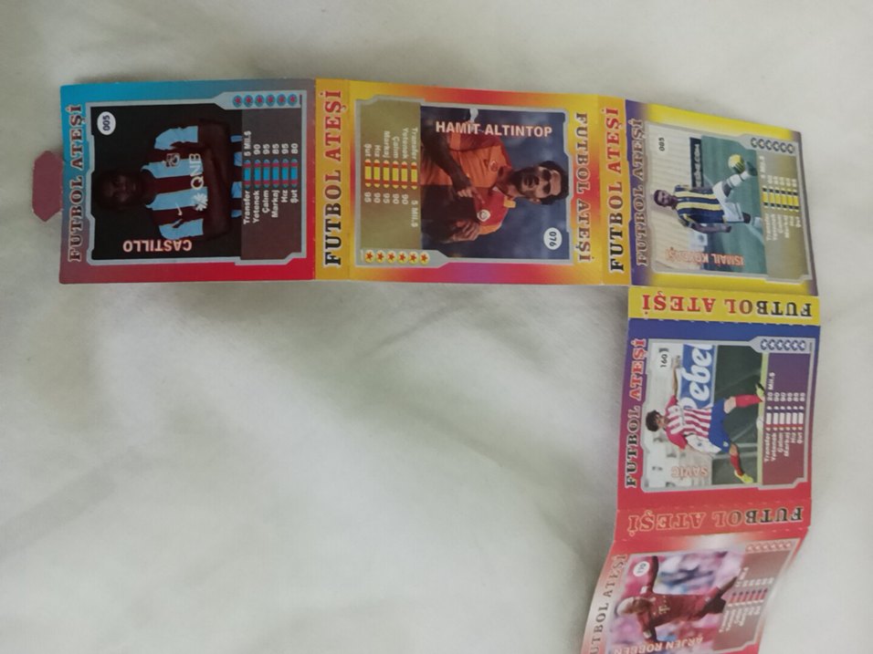 küçük futbolcu kartları - Görsel 2