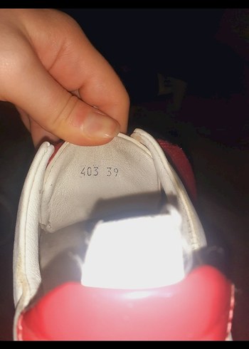 Beyaz Deri Kadın Spor Ayakkabı - Görsel 6