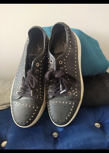 Siyah Platform Kadın Spor Ayakkabı - Görsel 7