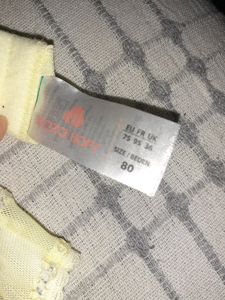 Sarı Çiçek Desenli Midi Sütyen Takımı - Görsel 3