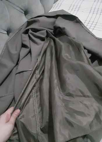 Drapeli Bej Uzun Keten Etek - Görsel 8