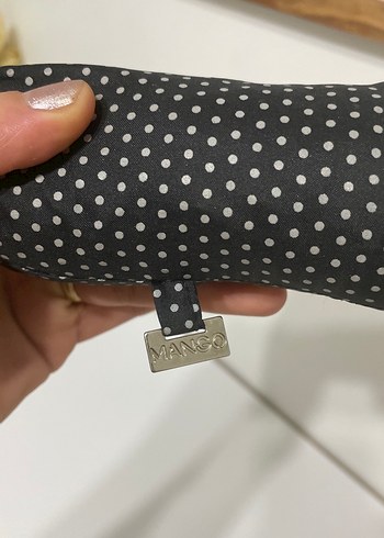 Siyah Noktalı Kadın Şemsiye - Görsel 2