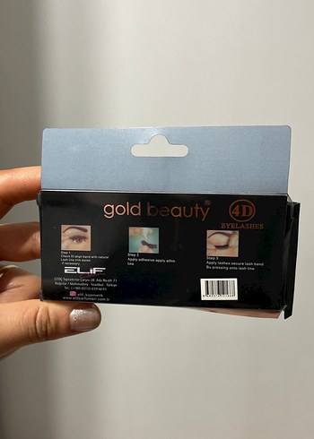 Gold Beauty 4D Takma Kirpik E10 - Görsel 3