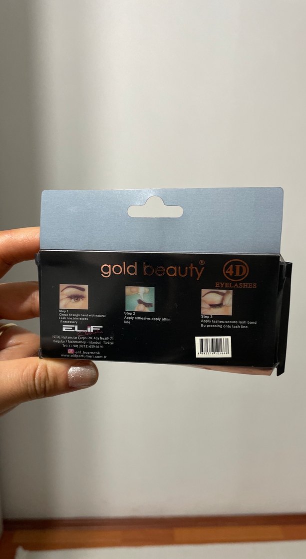 Gold Beauty 4D Takma Kirpik E10 - Görsel 3