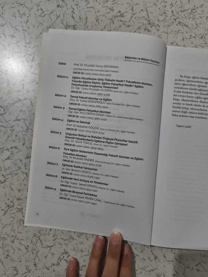 Eğitim Felsefesi Kitabı - Görsel 3